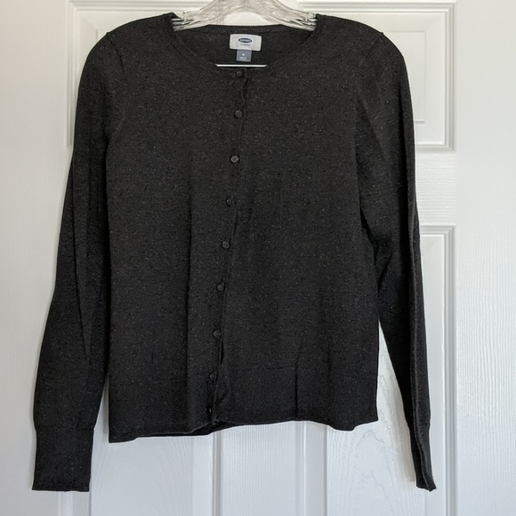 Old Navy Sweaters - Old Navy Charcoal Cardigan M